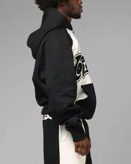 Loiter Jet Stream Zip Hoodie Black/White