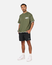 Carre Motion Layered T-Shirt Green/White