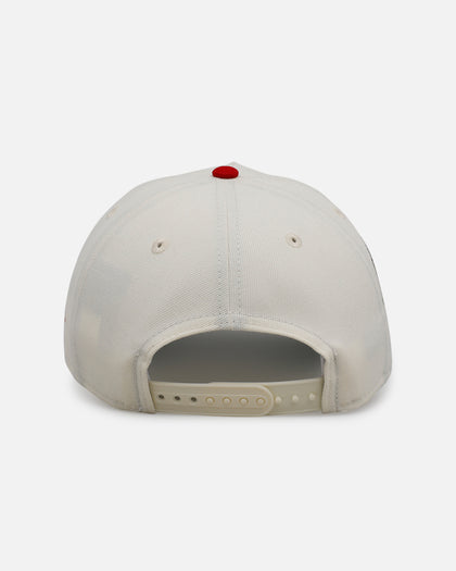 New Era Detroit Lions 'Strawberry' 9FORTY A-Frame Snapback Chrome/Red