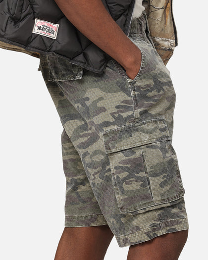 XXIII Torrent Cargo Shorts Washed Green Camo