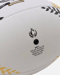 Culture Kings NFS Rugby Ball 24 White/Black/Gold