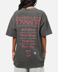 Culture Kings X WWE The Bloodline Heavyweight T-Shirt Black Wash