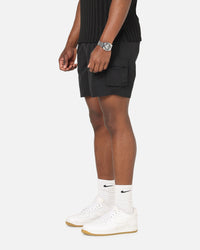 Sik Silk Cargo Swim Shorts Black