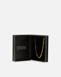 Saint Morta Flat Faced Curb Chain Gold