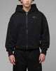 Loiter Ultra Hybrid Zip Hoodie Black Stealth