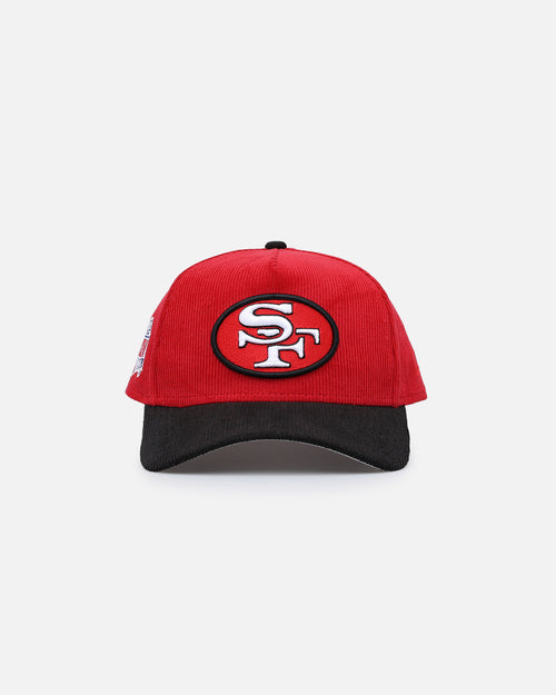 New Era San Francisco 49ers 'NFL 2-Tone Corduroy' 9FORTY A-Frame Snapback Red/Black