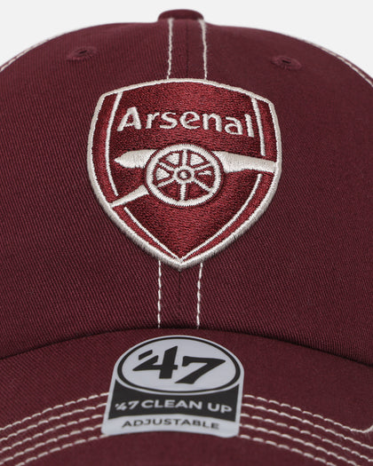 47 Brand Arsenal Football Club 47 Clean Up Strapback Dark Maroon