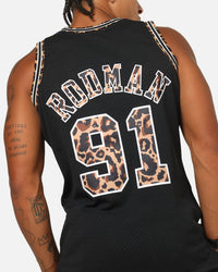 Mitchell & Ness Chicago Bulls Dennis Rodman 'Leopard' Swing Jersey Black/Leopard
