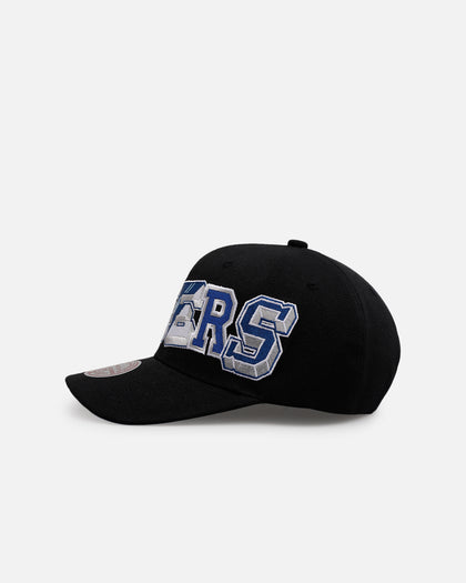 Mitchell & Ness Los Angeles Dodgers 'Hyper Type' Pro Crown Snapback Black