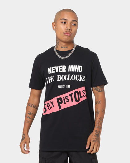 Sex Pistols Never Mind The Bollocks Original Album T-Shirt Black