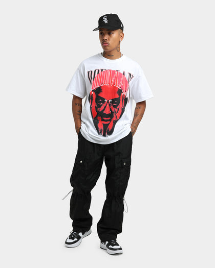 Rodman Brand Barbwire Pink Vintage T-Shirt White