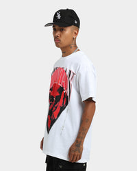 Rodman Brand Barbwire Pink Vintage T-Shirt White