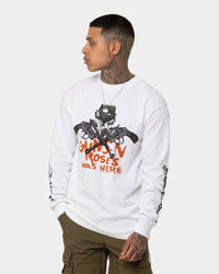 Guns n Roses Pistol Track Long Sleeve T-Shirt White