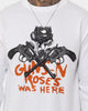 Guns n Roses Pistol Track Long Sleeve T-Shirt White