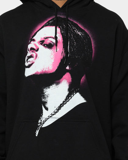 YUNGBLUD Icons Face Hoodie Black