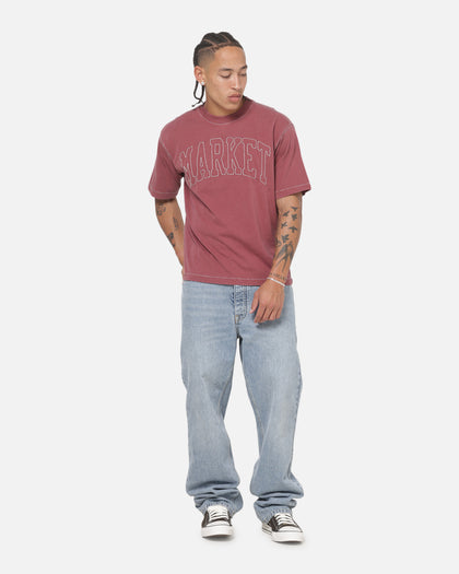 Market Big Stitch T-Shirt Oxblood