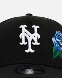 New Era New York Mets 'Blue Rose' 9FORTY A-Frame Snapback Black/Blue