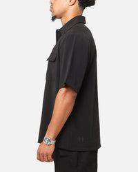 Saint Morta Cargo Button Up Shirt Black