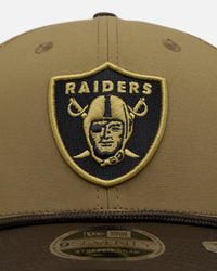 New Era Las Vegas Raiders 'Salute' 9SEVENTY Snapback Olive