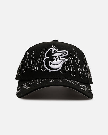 New Era Baltimore Orioles 'Outline Flames' 9FORTY A-Frame Snapback Black