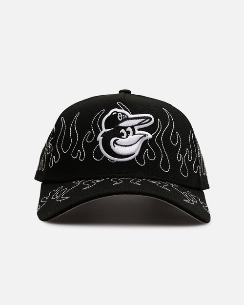 New Era Baltimore Orioles 'Outline Flames' 9FORTY A-Frame Snapback Black