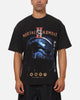 73Studio X Mortal Kombat 2 Vintage T-Shirt Black Acidwash