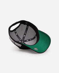 New Era New York Yankees 'Stripe' 9FORTY A-Frame Trucker Snapback Black/White