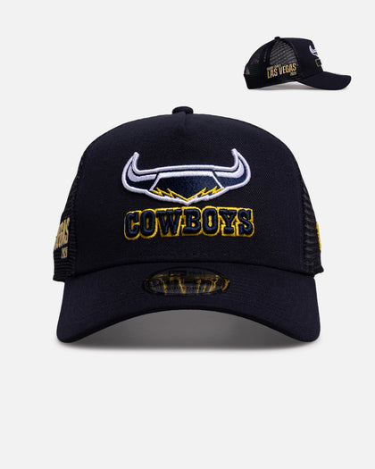 New Era North Queensland Cowboys 'NRL Vegas Round 2026' 9FORTY A-Frame Trucker Snapback Official Team Colour