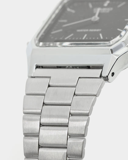 Casio AQ230A-1DS Watch Silver/Black