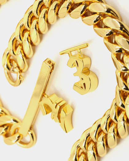 Saint Morta Custom Alpha Numbers Gold