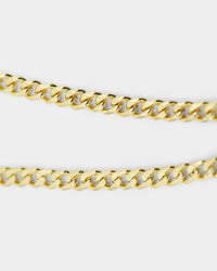 Saint Morta Monogram Pendant Chain Gold