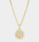 Saint Morta Monogram Pendant Chain Gold