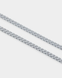 NXS 4mm Franco Chain White Gold