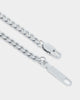 NXS 5mm Cuban Link Chain White Gold