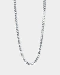 NXS 4mm Franco Necklace White Gold