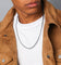 NXS 4mm Franco Necklace White Gold