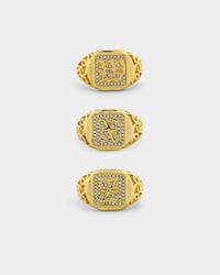 NXS Alphabet Championship Ring Gold