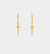 NXS Dagger Earrings Gold