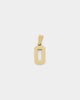 NXS College Number Pendant Gold