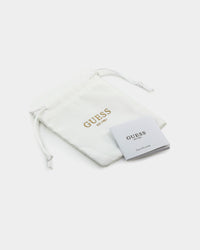 Guess Mainline Party Pave G Logo 9mm Stud Earrings Gold