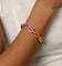 Guess Mainline Women's Rainbow & Crystals Bracelet Multi