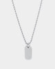 INFRA Tab Pendant Necklace Stainless Steel