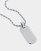 INFRA Tab Pendant Necklace Stainless Steel