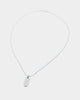 INFRA Tab Pendant Necklace Stainless Steel
