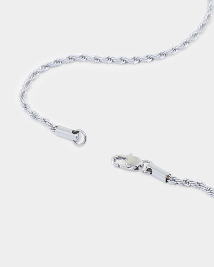 INFRA Tab Pendant Necklace Stainless Steel