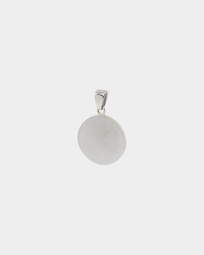 NXS Compass Pendant White Gold