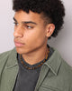 NXS Tiger Eye Necklace Steel/Brown