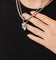 Playboy By House Of Auric Playboy Heart Pendant Sterling Silver