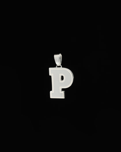 Playboy By House Of Auric Playboy P Pendant Sterling Silver