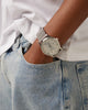 Carre Tourbillion Watch Silver